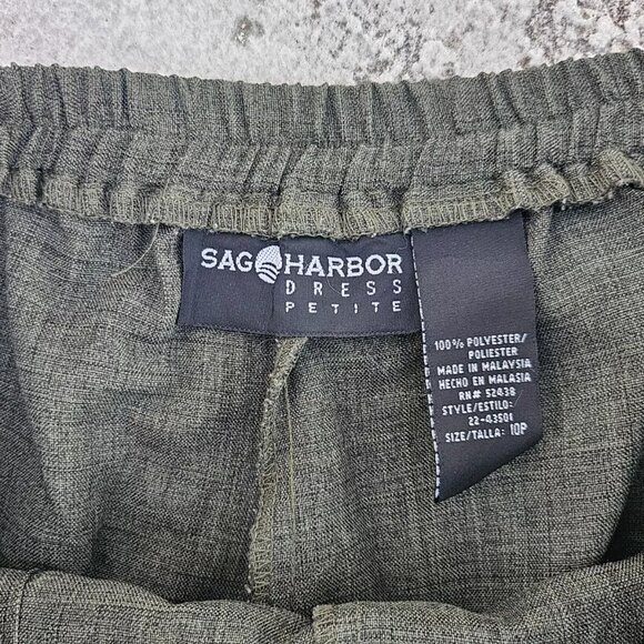 Sag Harbor Dress Petite Women Pant Trouser Size 10P - Picture 6 of 10
